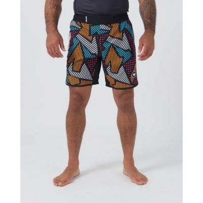 Kingz Patchwork Shorts Multicolore