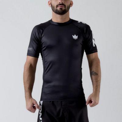 Kingz Ranked Performance S/S Rash Guard Noir