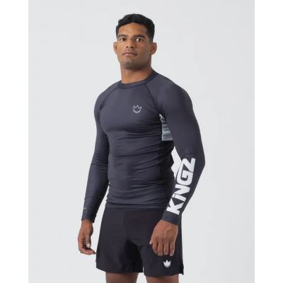 Kingz Ranked Performance V2 L/S Rashguard Black