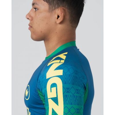 Kingz Rashguard MI-K Roots Onca Pintada Blå