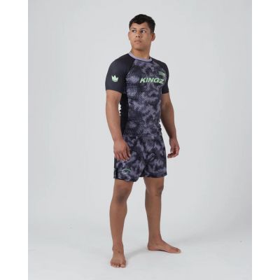 Kingz Viper Rashguard Negro-Morado