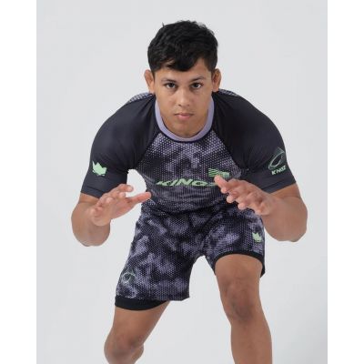 Kingz Viper Rashguard Svart-Lila