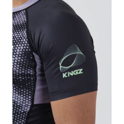 Kingz Viper Rashguard Svart-Lila