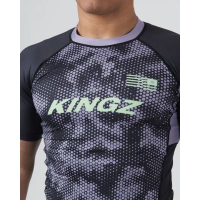 Kingz Viper Rashguard Svart-Lila