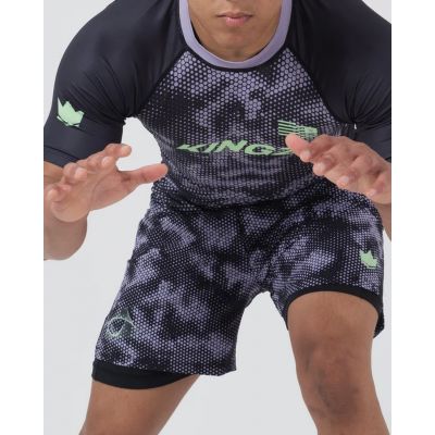 Kingz Viper Rashguard Svart-Lila