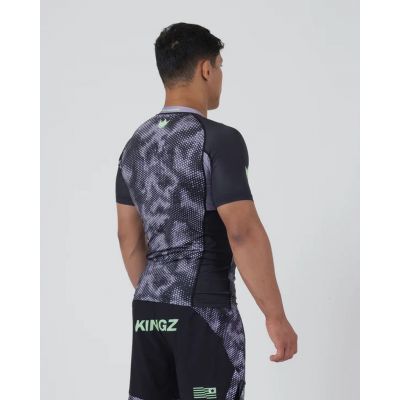 Kingz Viper Rashguard Svart-Lila