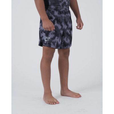 Kingz Viper Youth Shorts Nero-Viola