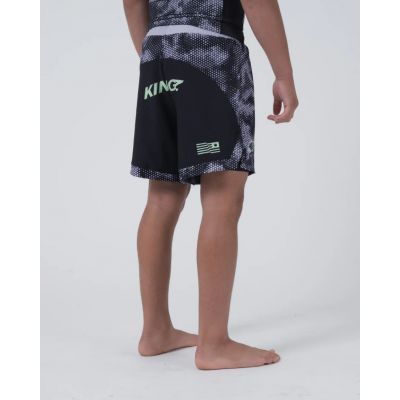 Kingz Viper Youth Shorts Nero-Viola