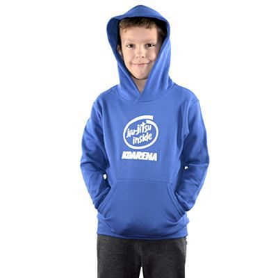 KOARENA Jiu Jitsu Inside Kids Hoodie Blue