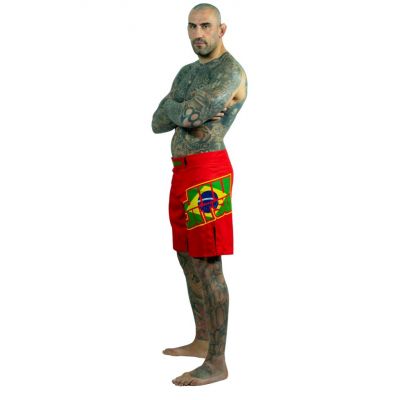 KOARENA Jiu Jitsu Brazilian Flag Rojo