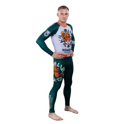 KOARENA Samurai Chicken Spats Verde-Arancione