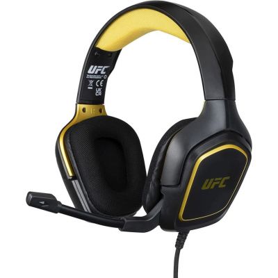 Konix Gaming Auricular UFC Ps4- Ps5- Switch- Pc Negro-Oro