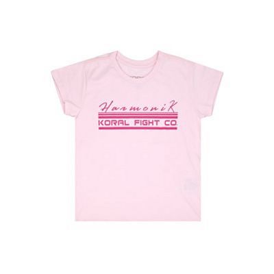 Koral Harmonik T-shirt Rosa
