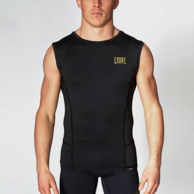 Leone 1947 Essential Compression Sleeveless Shirt Negro