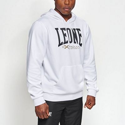 Leone 1947 Logo Hooded Sweatshirt Blanco