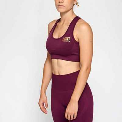 Leone 1947 Logo Sports Bra Purple