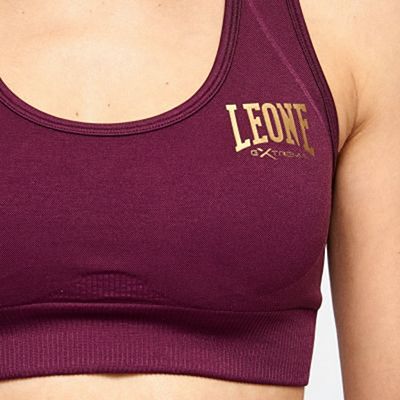 Leone 1947 Logo Sports Bra Purple