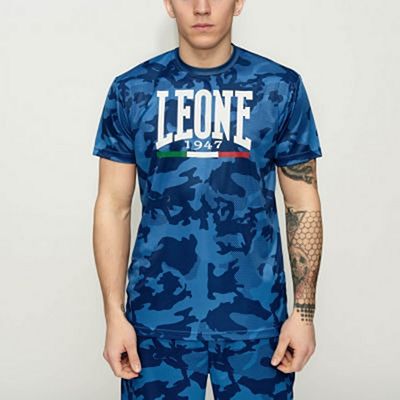 Leone 1947 T-shirt Short Sleeve ITA Navy Blue-Camo
