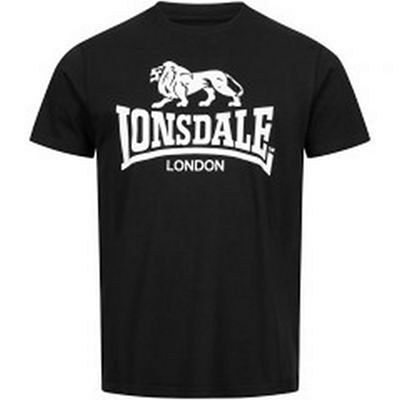 Lonsdale Logo Gots Men T-shirt Negro