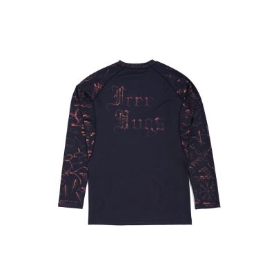 Manto Long Sleeve Rashguard FREE HUGS Nero-Marrone