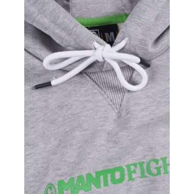 Manto Hoodie Represent Gris-Verde