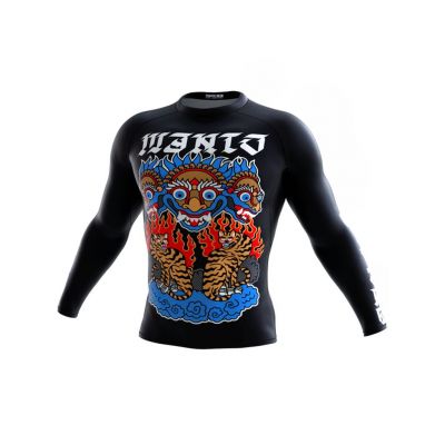 Manto Long Sleeve Rashguard TIGERS Schwarz