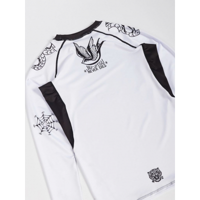 Manto Miko Rashguard White-Black