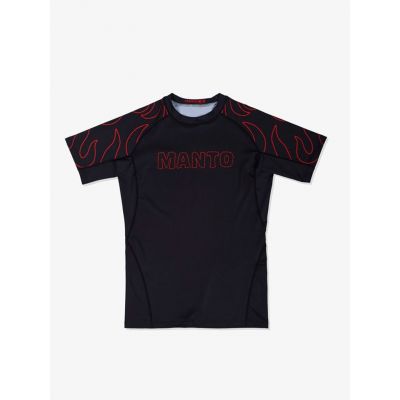 Manto Rashguard COBRA Nero-Rosso