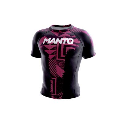 Manto Rashguard FRAGMENTS Nero-Rosso