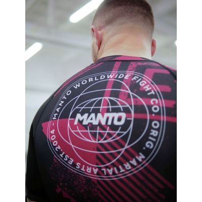 Manto Rashguard FRAGMENTS Negro-Rojo