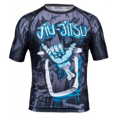 Okami Rashguard Hang Loose Fekete