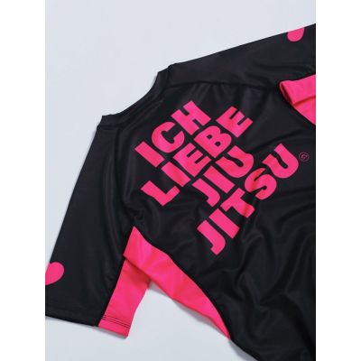 Manto Rashguard LIEBE Nero-Rosso