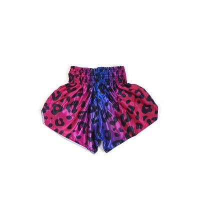 Manto Shorts MUAY THAI LEOPARD Pink