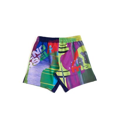 Manto Shorts Neon Abstract Multicolored