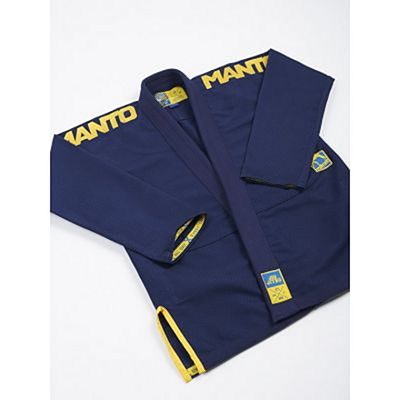 Manto X3 BJJ Gi Navy Blue-Yellow