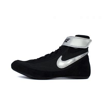 Nike Speedsweep VII Wrestling Shoes Negro-Plata