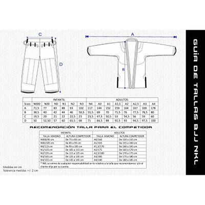 NKL Thunder BJJ Kimono Blanco