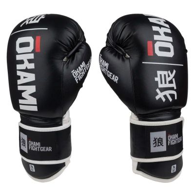 Okami Boxing Gloves Rumble Negro-Blanco