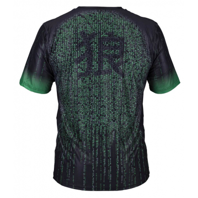 Okami Code Functional Shirt Negro-Verde
