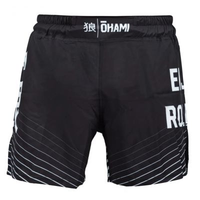 Okami Fight Shorts Big Kanji Svart-Vit