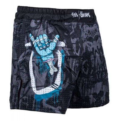 Okami Fight Shorts Hang Loose Nero