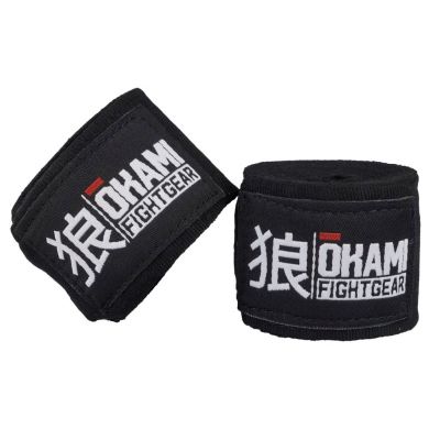 Okami Handwraps 500cm Negro