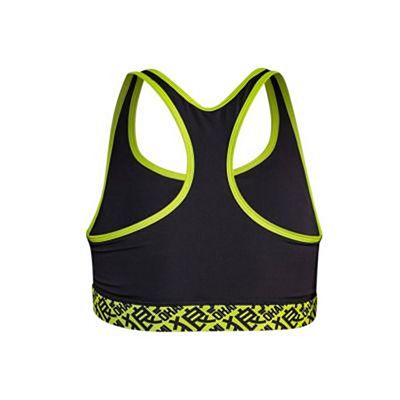 Okami Ladies Sports Bra Neon Black-Yellow