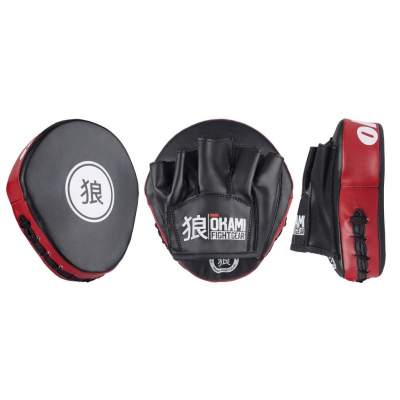 Okami Micro Mitts Preto-Vermelho