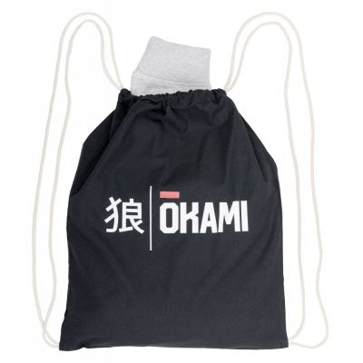 Okami Organic Hoodie Kanji Jungle Heather Bianco-Camo