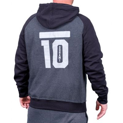 Okami Raglan Hoodie Aniversary Negro-Gris