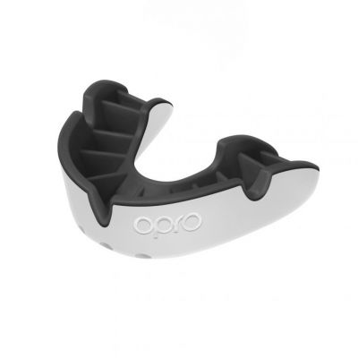 OPRO Adult Silver Blanco-Negro