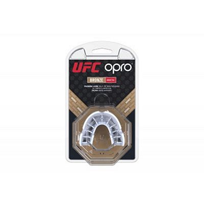 OPRO Self-fit UFC Bronze Mouthguard White