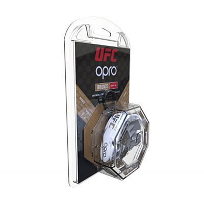 OPRO Self-fit UFC Bronze Mouthguard Bianco