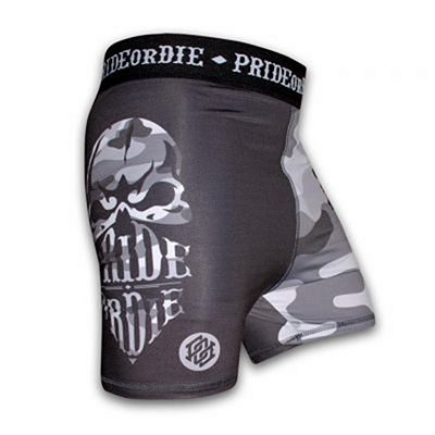 Pride Or Die Compression Shorts Reckless Preto-Cinza